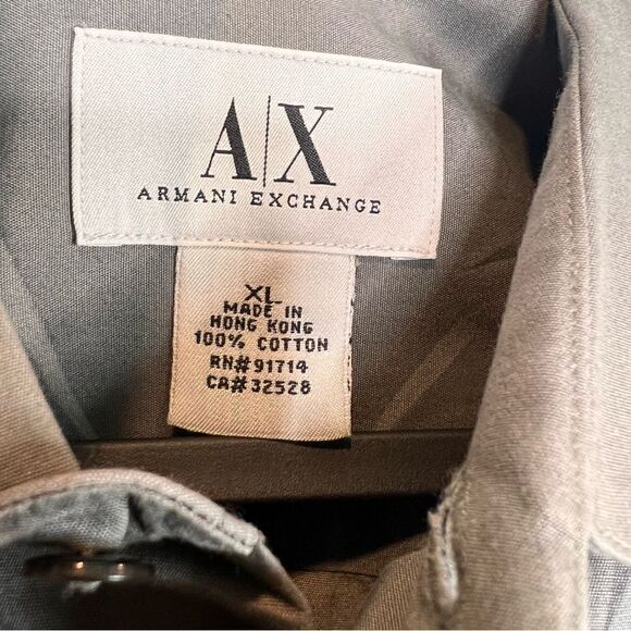 A/X Armani express Armani exchange long sleeves button down dress up shirt - Picture 4 of 4